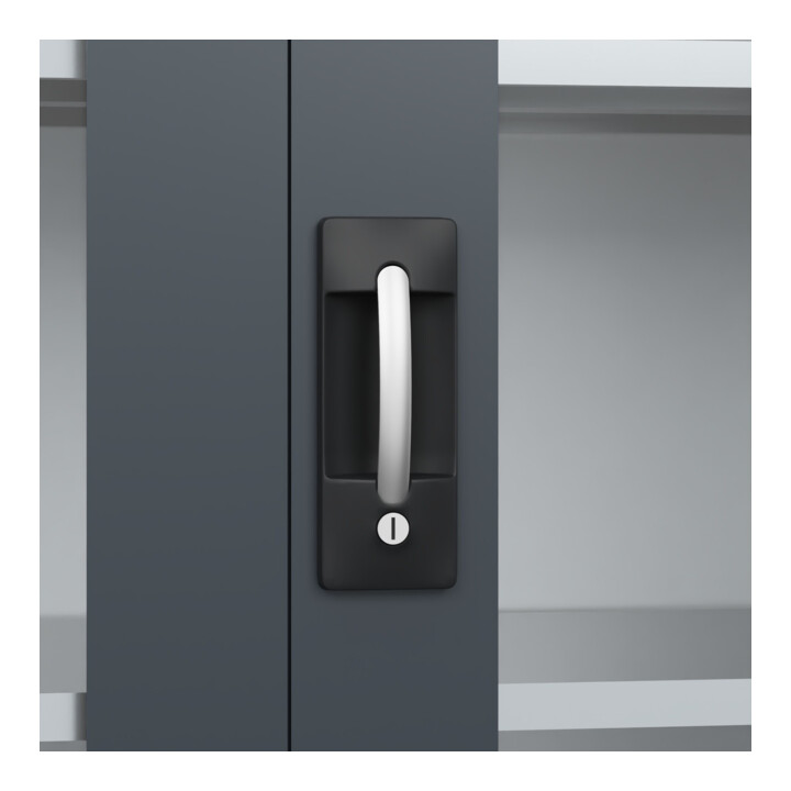 C+P Armoire à charges lourdes Acurado Pro 1950 x 1000 x 500 mm 7035/7016