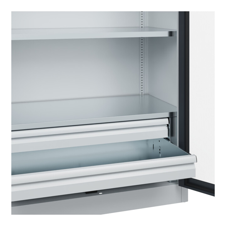 C+P Armoire à charges lourdes Acurado Pro 1950 x 1000 x 500 mm 7035/7016