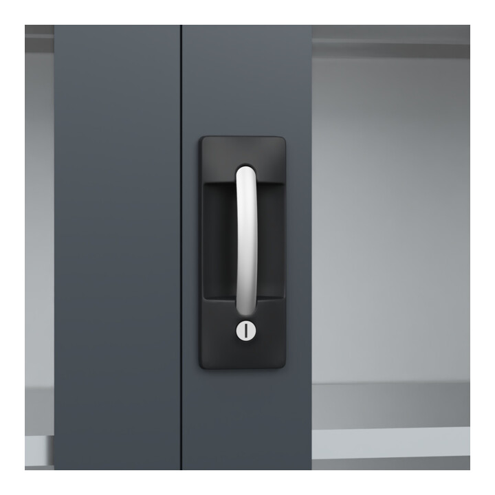 C+P Armoire à charges lourdes Acurado Pro 1950 x 1000 x 500 mm 7035/7016