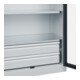 C+P Armoire à charges lourdes Acurado Pro 1950 x 1000 x 500 mm 7035/7016
