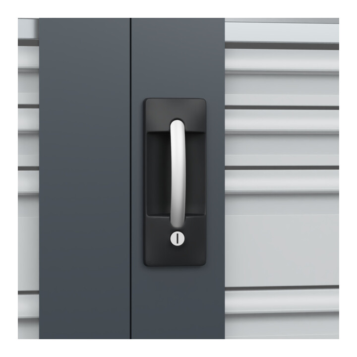 C+P Armoire à charges lourdes Acurado Pro 1950 x 1000 x 500 mm 7035/7016