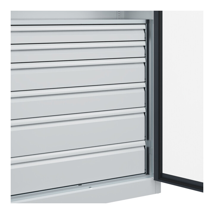 C+P Armoire à charges lourdes Acurado Pro 1950 x 1000 x 500 mm 7035/7016