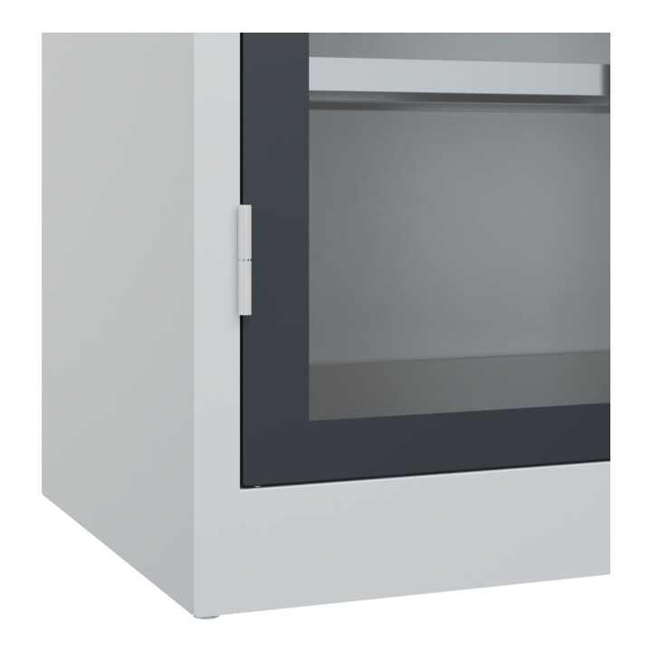 C+P Armoire à charges lourdes Acurado Pro 1950 x 1000 x 500 mm 7035/7016