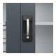 C+P Armoire à charges lourdes Acurado Pro 1950 x 1000 x 500 mm 7035/7016
