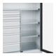 C+P Armoire à charges lourdes Acurado Pro 1950 x 1000 x 500 mm 7035/7016