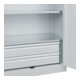 C+P Armoire à charges lourdes Acurado Pro 1950 x 1000 x 500 mm 7035/7035