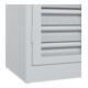 C+P Armoire à charges lourdes Acurado Pro 1950 x 1000 x 500 mm 7035/7035