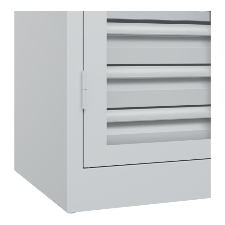 C+P Armoire à charges lourdes Acurado Pro 1950 x 1000 x 500 mm 7035/7035