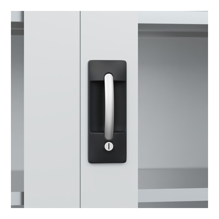 C+P Armoire à charges lourdes Acurado Pro 1950 x 1000 x 500 mm 7035/7035