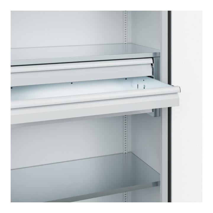 C+P Armoire à charges lourdes Acurado Pro 1950 x 1000 x 500 mm 7035/7035