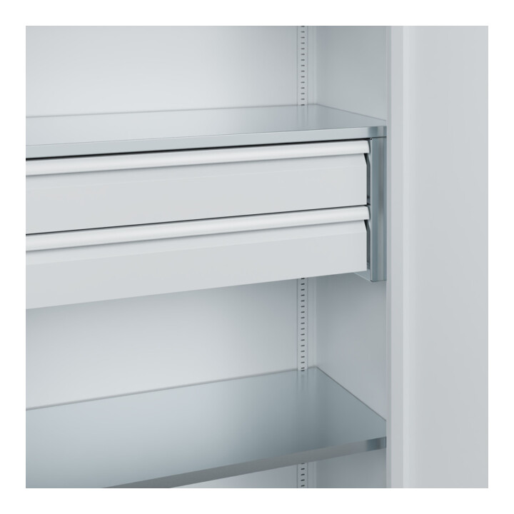 C+P Armoire à charges lourdes Acurado Pro 1950 x 1000 x 500 mm 7035/7035