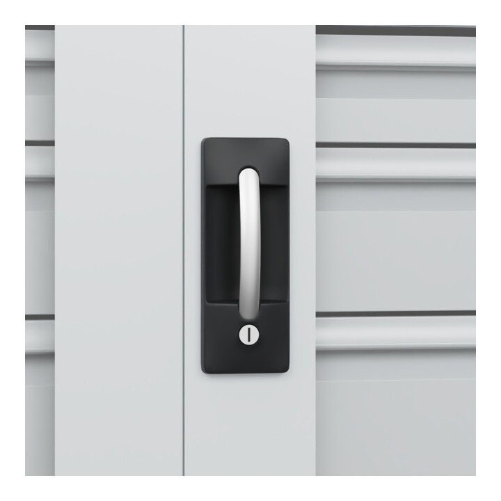 C+P Armoire à charges lourdes Acurado Pro 1950 x 1000 x 500 mm 7035/7035