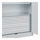 C+P Armoire à charges lourdes Acurado Pro 1950 x 1000 x 500 mm 7035/7035
