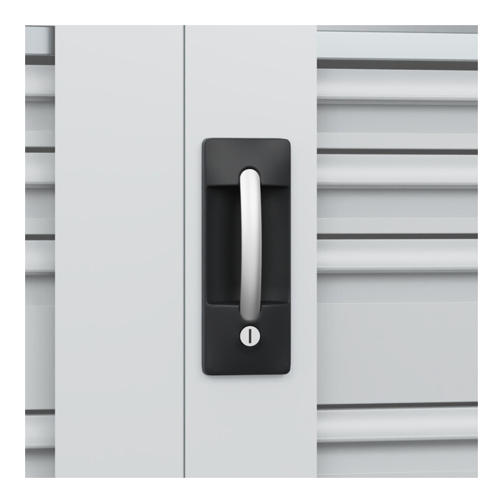 C+P Armoire à charges lourdes Acurado Pro 1950 x 1000 x 500 mm 7035/7035