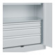 C+P Armoire à charges lourdes Acurado Pro 1950 x 1000 x 500 mm 7035/7035