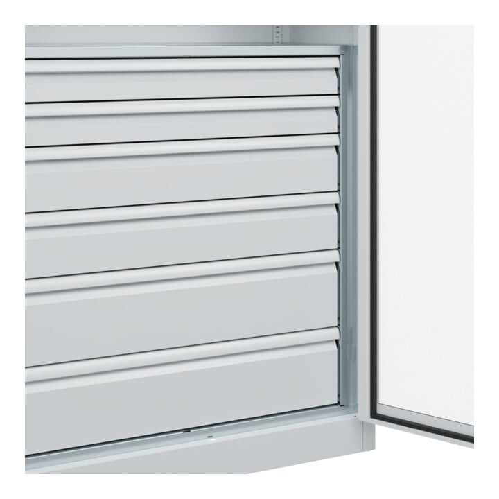 C+P Armoire à charges lourdes Acurado Pro 1950 x 1000 x 500 mm 7035/7035