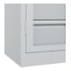C+P Armoire à charges lourdes Acurado Pro 1950 x 1000 x 500 mm 7035/7035