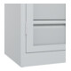 C+P Armoire à charges lourdes Acurado Pro 1950 x 1000 x 500 mm 7035/7035