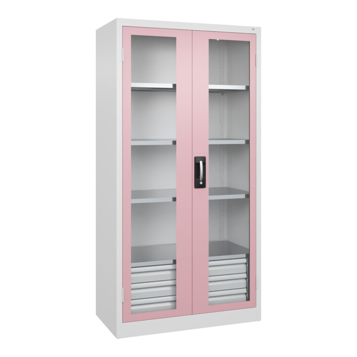 C+P Armoire à charges lourdes Acurado Pro 1950 × 1000 × 500 mm 9016/3015