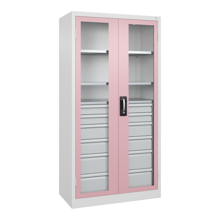 C+P Armoire à charges lourdes Acurado Pro 1950 × 1000 × 500 mm 9016/3015
