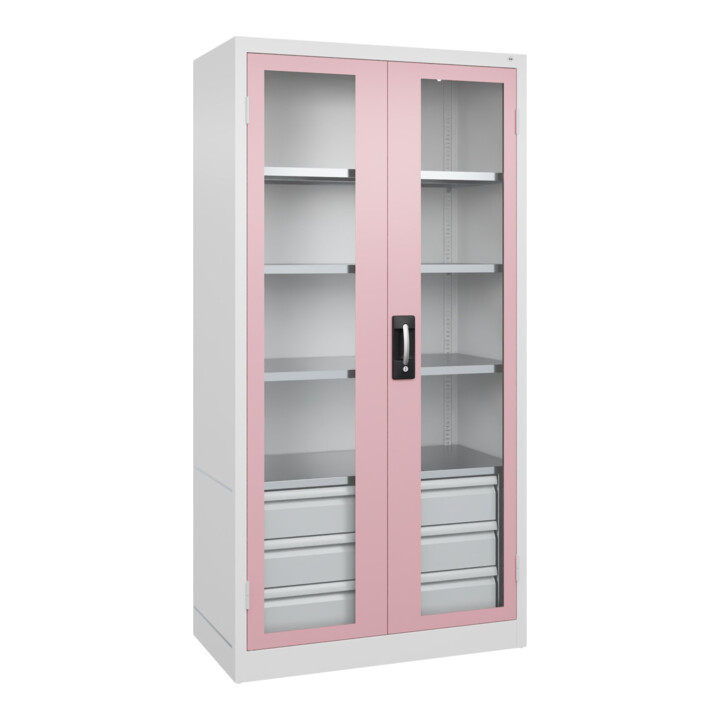 C+P Armoire à charges lourdes Acurado Pro 1950 × 1000 × 500 mm 9016/3015