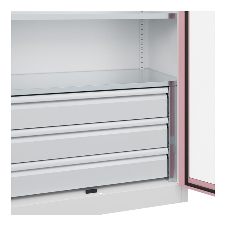 C+P Armoire à charges lourdes Acurado Pro 1950 × 1000 × 500 mm 9016/3015