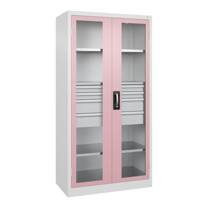 C+P Armoire à charges lourdes Acurado Pro 1950 × 1000 × 500 mm 9016/3015