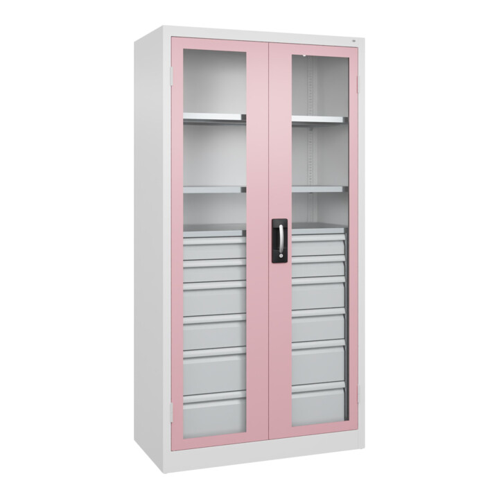 C+P Armoire à charges lourdes Acurado Pro 1950 × 1000 × 500 mm 9016/3015