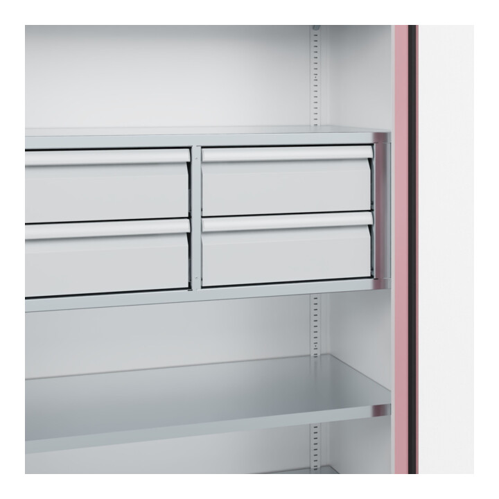 C+P Armoire à charges lourdes Acurado Pro 1950 × 1000 × 500 mm 9016/3015