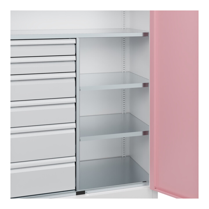 C+P Armoire à charges lourdes Acurado Pro 1950 × 1000 × 500 mm 9016/3015