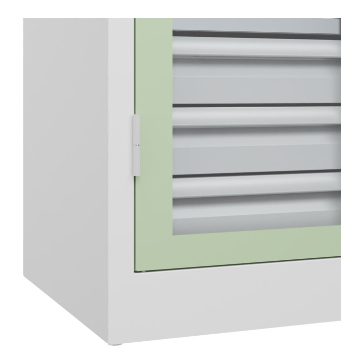 C+P Armoire à charges lourdes Acurado Pro 1950 x 1000 x 500 mm 9016/6019