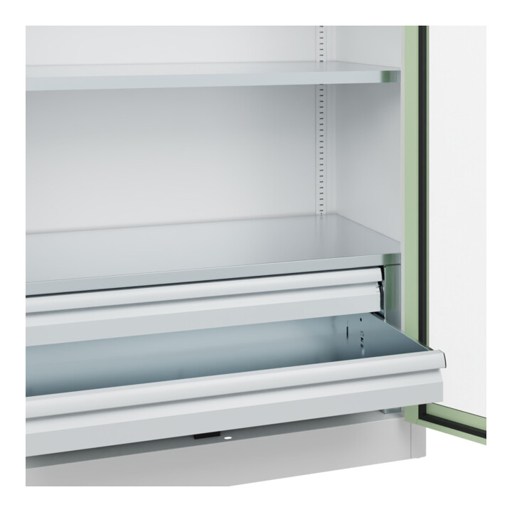 C+P Armoire à charges lourdes Acurado Pro 1950 x 1000 x 500 mm 9016/6019