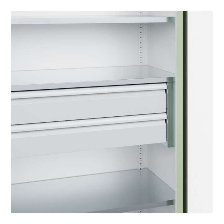 C+P Armoire à charges lourdes Acurado Pro 1950 x 1000 x 500 mm 9016/6019