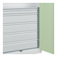 C+P Armoire à charges lourdes Acurado Pro 1950 x 1000 x 500 mm 9016/6019