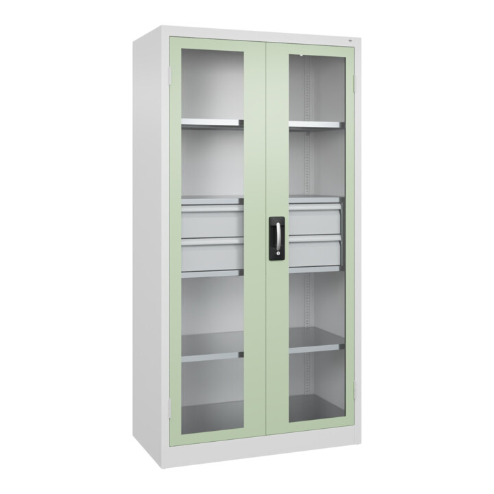 C+P Armoire à charges lourdes Acurado Pro 1950 x 1000 x 500 mm 9016/6019