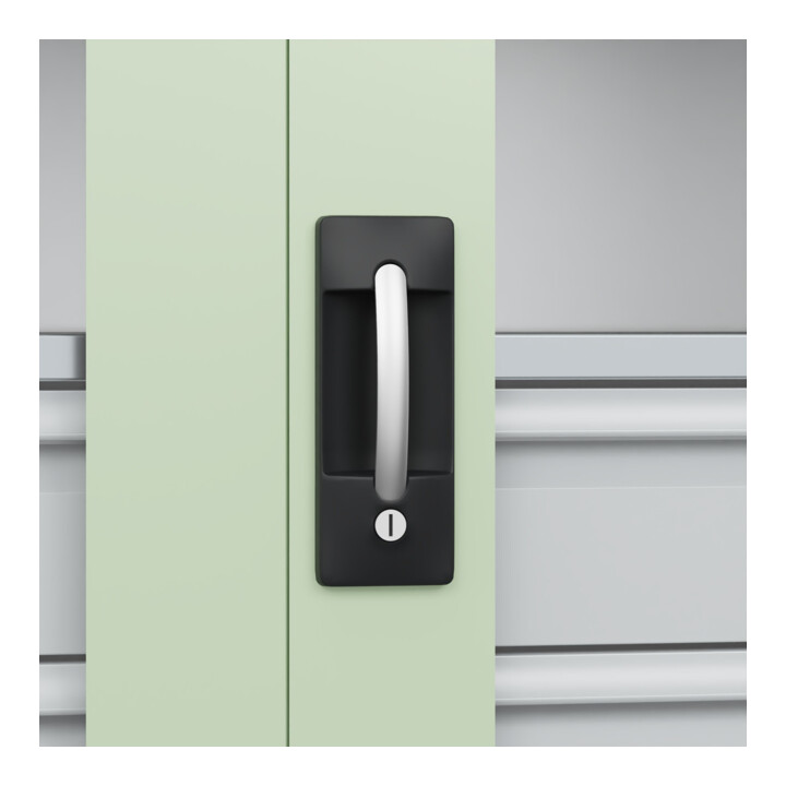 C+P Armoire à charges lourdes Acurado Pro 1950 x 1000 x 500 mm 9016/6019
