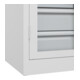 C+P Armoire à charges lourdes Acurado Pro 1950 x 1000 x 500 mm 9016/9016
