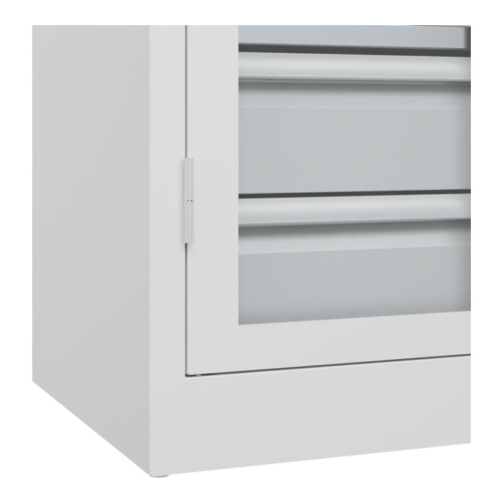 C+P Armoire à charges lourdes Acurado Pro 1950 x 1000 x 500 mm 9016/9016