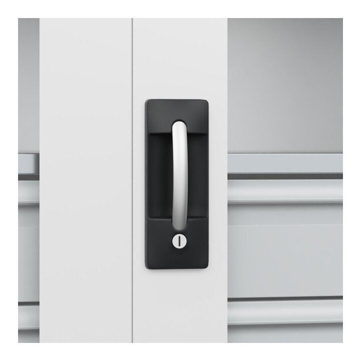 C+P Armoire à charges lourdes Acurado Pro 1950 x 1000 x 500 mm 9016/9016
