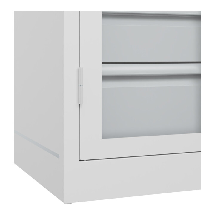 C+P Armoire à charges lourdes Acurado Pro 1950 x 1000 x 500 mm 9016/9016