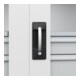 C+P Armoire à charges lourdes Acurado Pro 1950 x 1000 x 500 mm 9016/9016