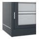 C+P Armoire à charges lourdes Acurado Pro 1950 x 1000 x 500 mm Anthracite