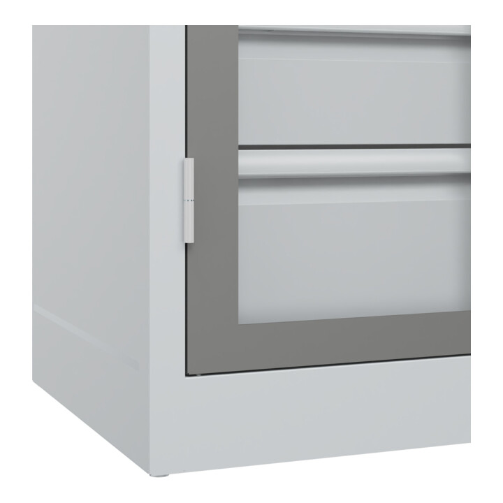 C+P Armoire à charges lourdes Acurado Pro 1950 × 1000 × 500 mm avec tiroirs