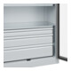 C+P Armoire à charges lourdes Acurado Pro 1950 × 1000 × 500 mm avec tiroirs