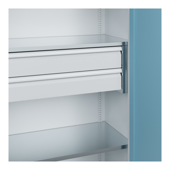 C+P Armoire à charges lourdes Acurado Pro 1950 × 1000 × 500 mm avec tiroirs