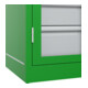 C+P Armoire à charges lourdes Acurado Pro 1950 × 1000 × 500 mm avec tiroirs