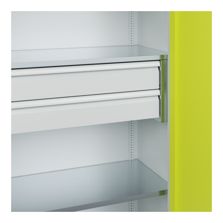 C+P Armoire à charges lourdes Acurado Pro 1950 x 1000 x 500 mm avec tiroirs