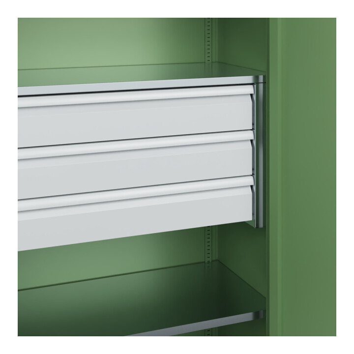 C+P Armoire à charges lourdes Acurado Pro 1950 × 1000 × 500 mm avec tiroirs