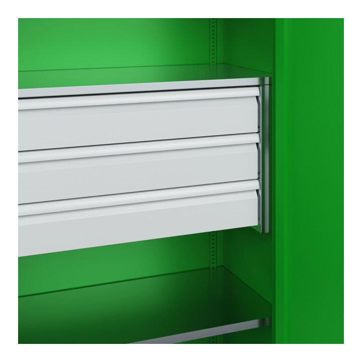C+P Armoire à charges lourdes Acurado Pro 1950 × 1000 × 500 mm avec tiroirs