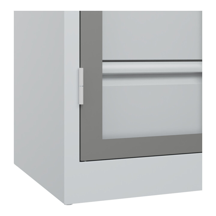 C+P Armoire à charges lourdes Acurado Pro 1950 × 1000 × 500 mm avec tiroirs